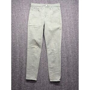 Gap Jeans Womens 28‎ Green Fits 31x28 True skinny High Rise Stretch Denim Pants